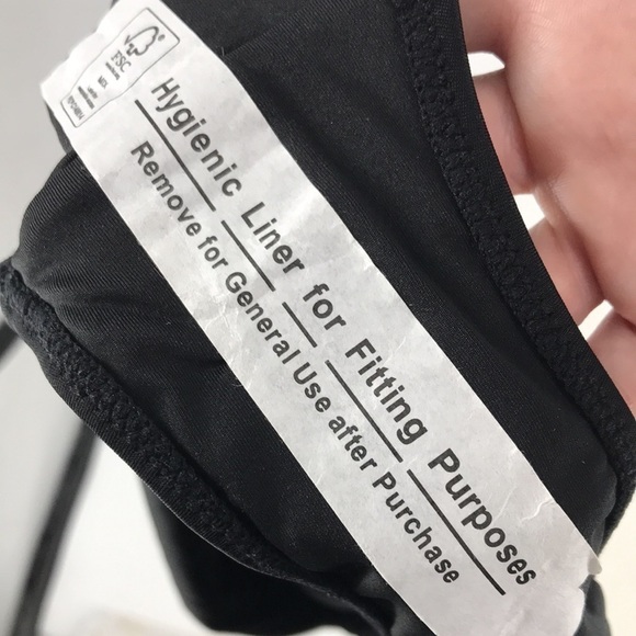 Black Full Coverage Hight Waist  Bikini Bottom Size L Coppersuit New - Picture 9 of 10